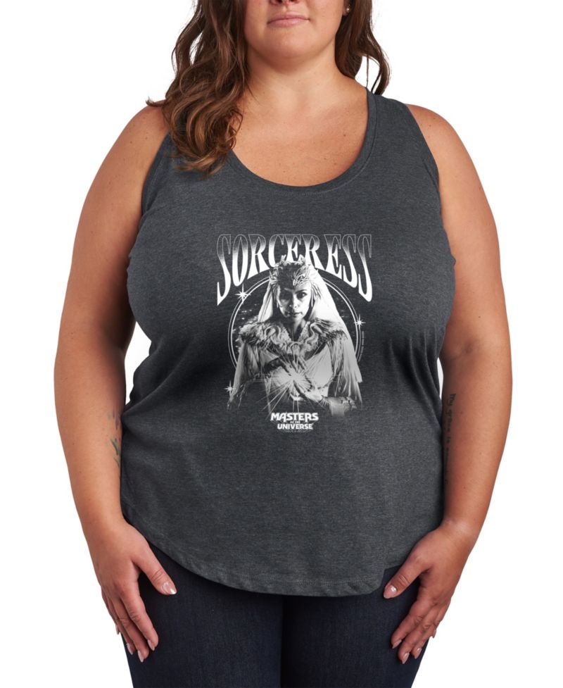 Plus Size Masters of the Universe Sorceress Racerback Graphic Tank Top