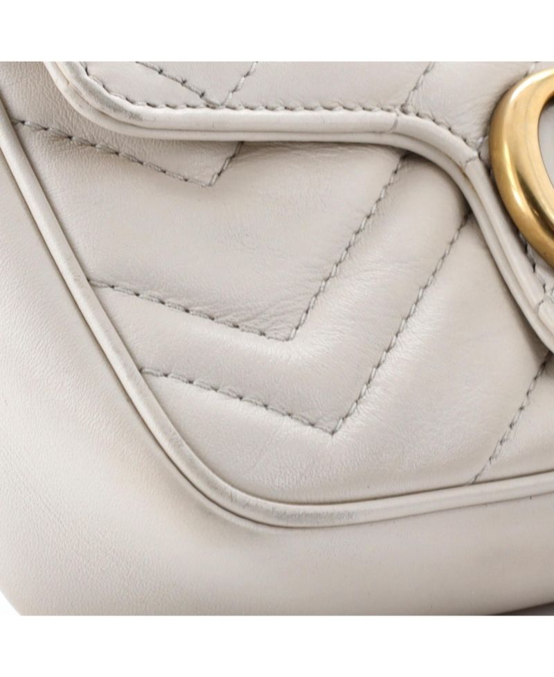GG Marmont Super Mini Flap Matelasse Shoulder Bag