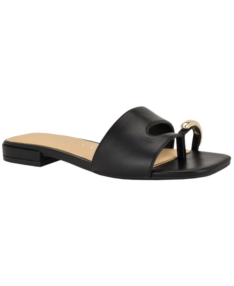 Women's Tablita Ornamented Toe Loop Flat Sandal