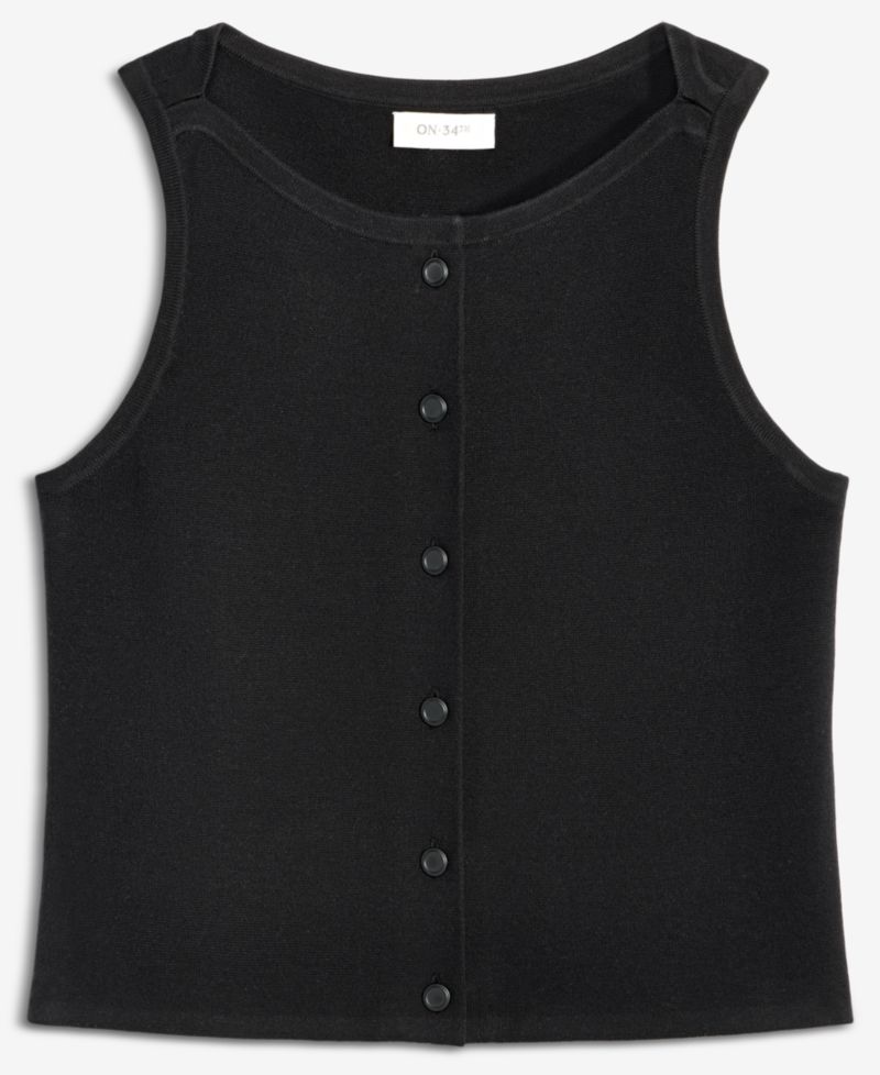 Women's Button-Front Milano Sweater Shell