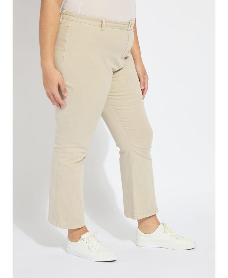 Plus Size Ankle Estelle Everyday Flare Denim Curvy, 27" Inseam