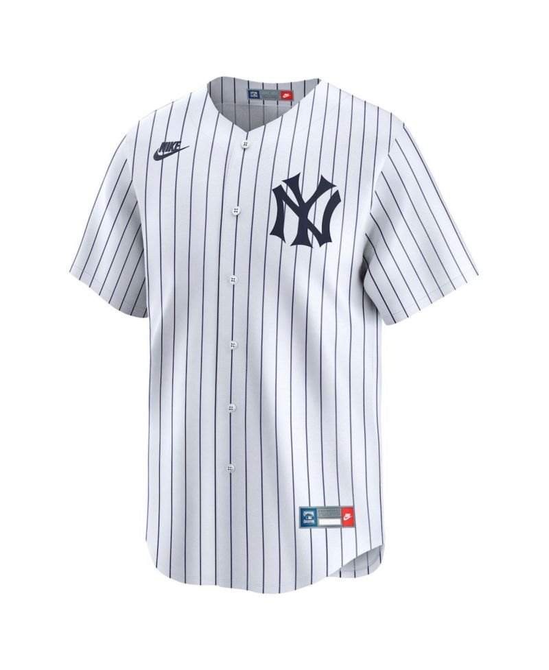 Men's Mariano Rivera White New York Yankees Throwback Cooperstown Collection Limited Jersey
