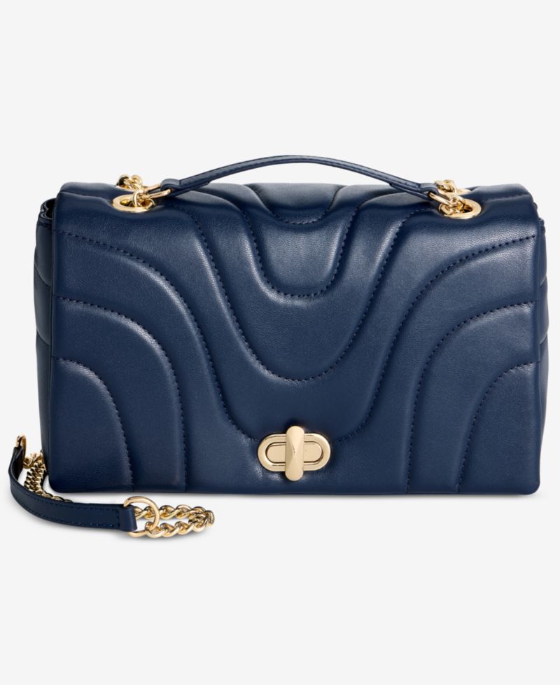 Soft Ajae Wave Quilt Crossbody Handbag