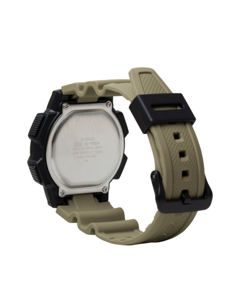 Men's Digital Tan Resin Watch, 45mm