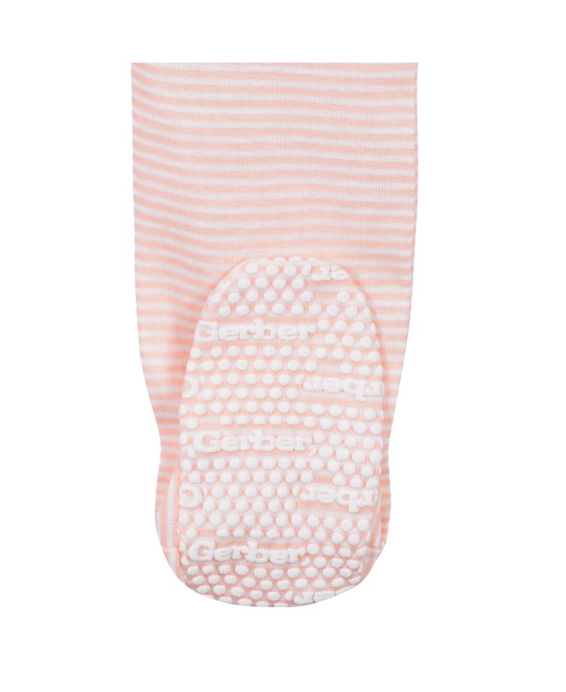 Baby Girls 2-Pack Snug Fit Footed Cotton Pajamas, Love, 0-3 Months