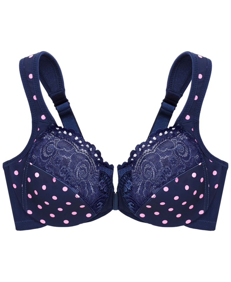 Women's Full Figure Plus Size Wonderwire Front Close Bra 1245