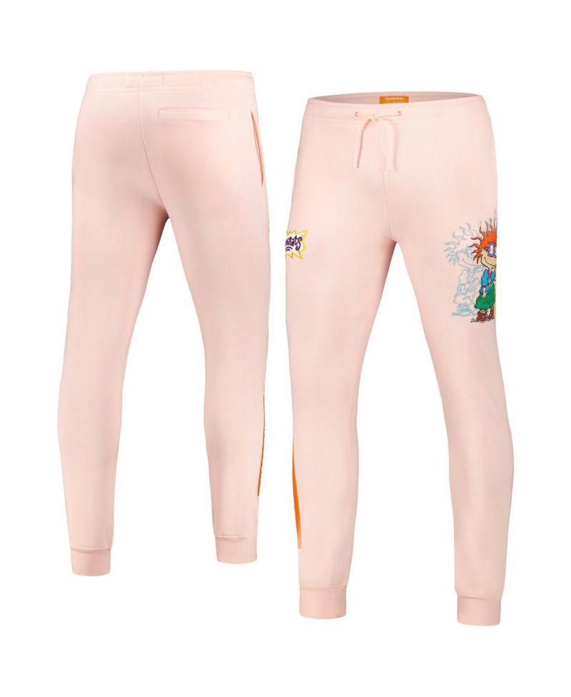 Men's Pink Rugrats Fleece Jogger Pants