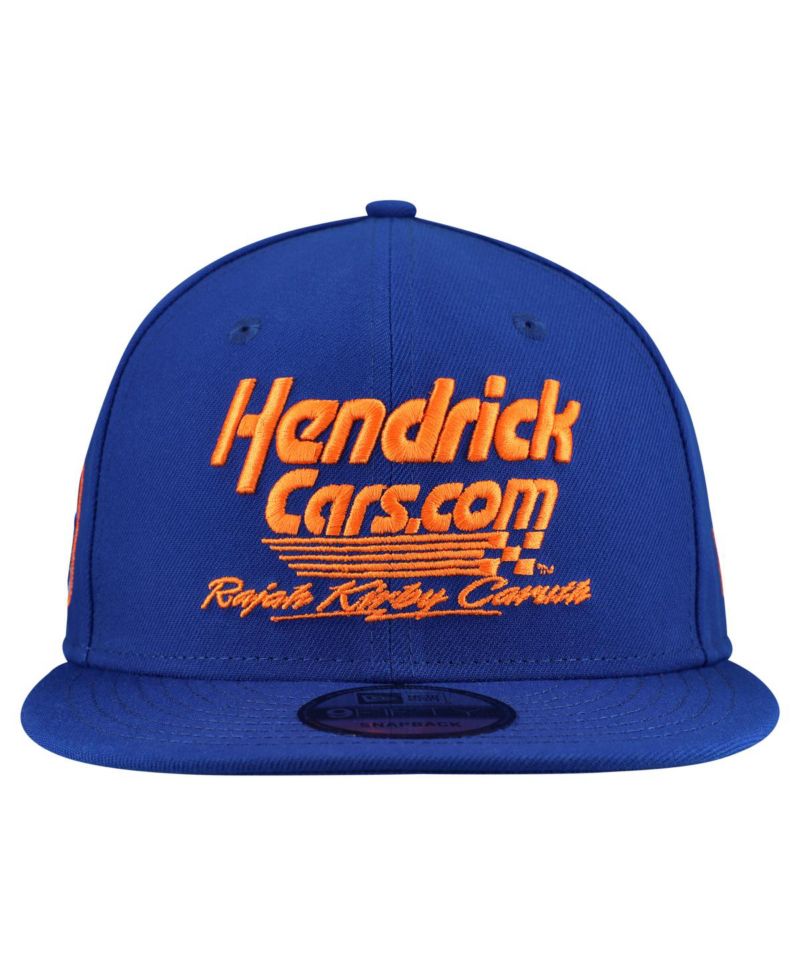 Men's Blue JR Motorsports 88 HendrickCars.com Script 9FIFTY Snapback Hat