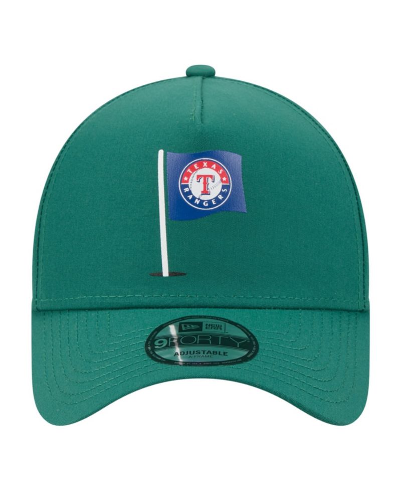 Men's Green Texas Rangers Pin Seeker 9FORTY A-Frame Adjustable Hat