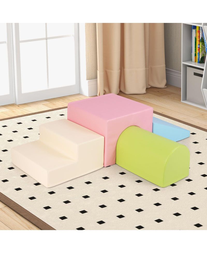 Climb and Crawl Foam Block Play Set for Infant Baby