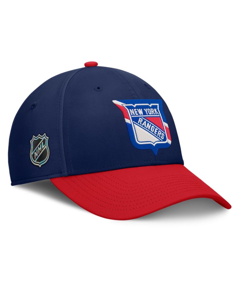 Men's Navy/Red New York Rangers Flex Fit Hat