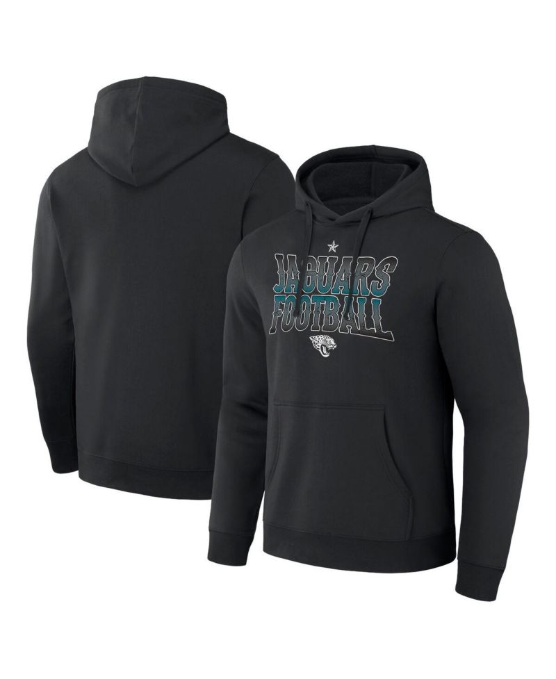 Men's NFL x Darius Rucker Collection by Black Jacksonville Jaguars Rock N' Football Pullover Hoodie