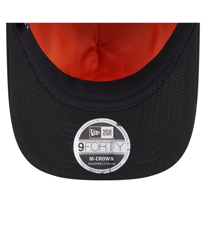 x Alpha Industries Men's Black New York Giants A-Frame 9FORTY Adjustable Hat
