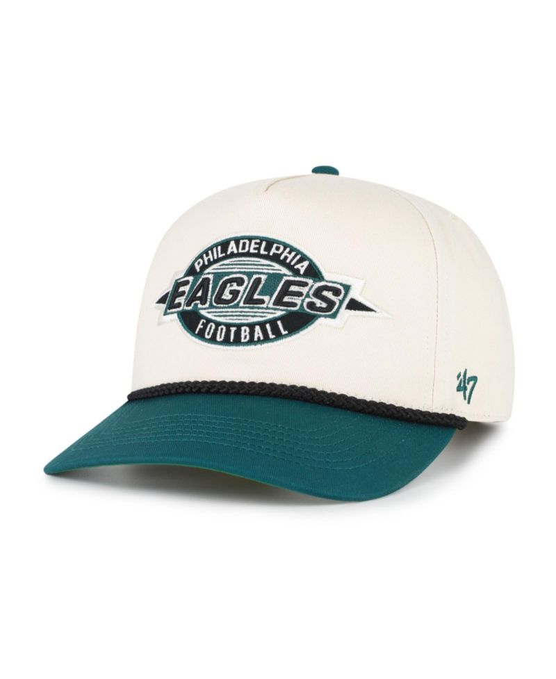 Men's Natural Philadelphia Eagles Frame Out Two Tone Hitch Adjustable Hat