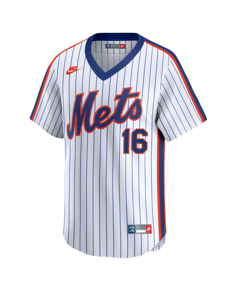 Men's Dwight Gooden White New York Mets Cooperstown Collection Limited Jersey