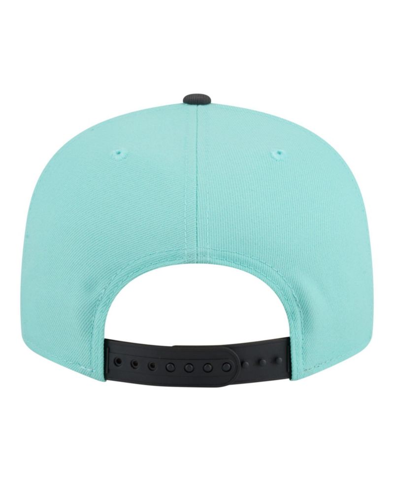 Men's Turquoise/Charcoal Memphis Grizzlies Color Pack Two-Tone 9FIFTY Snapback Hat