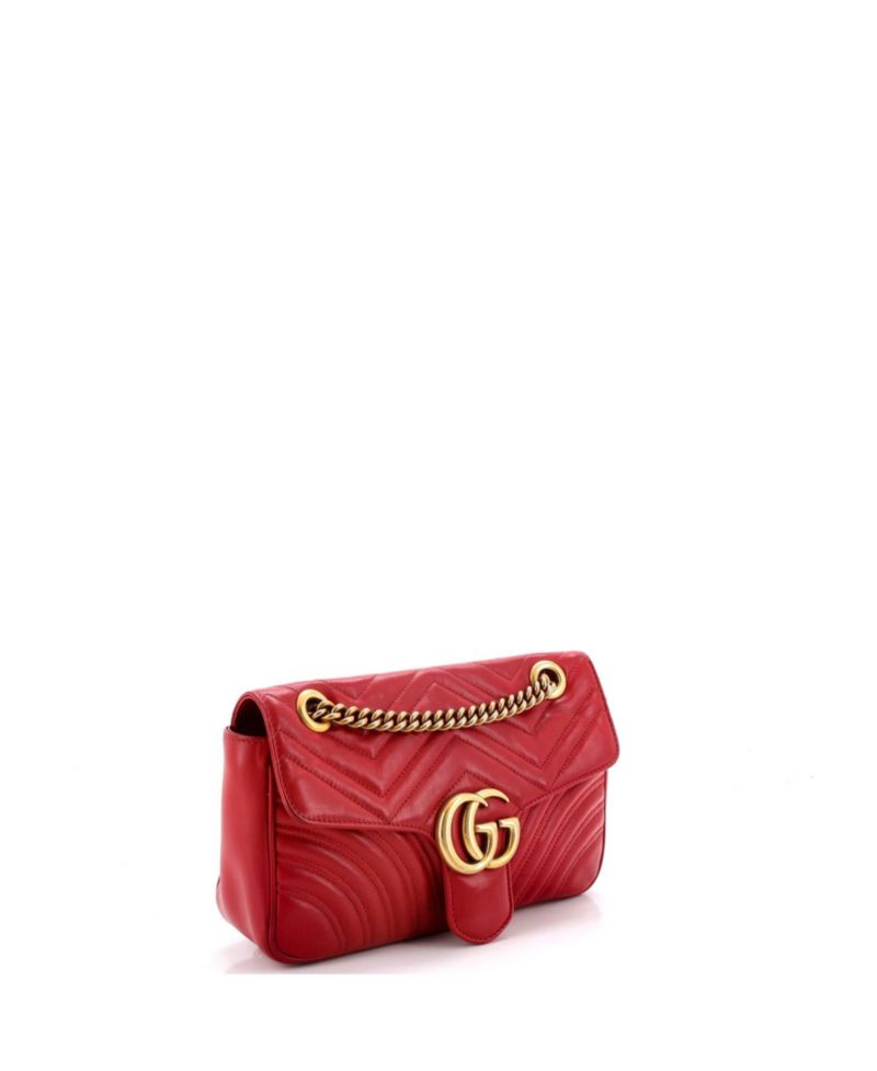Medium GG Marmont Flap Bag Matelasse Leather