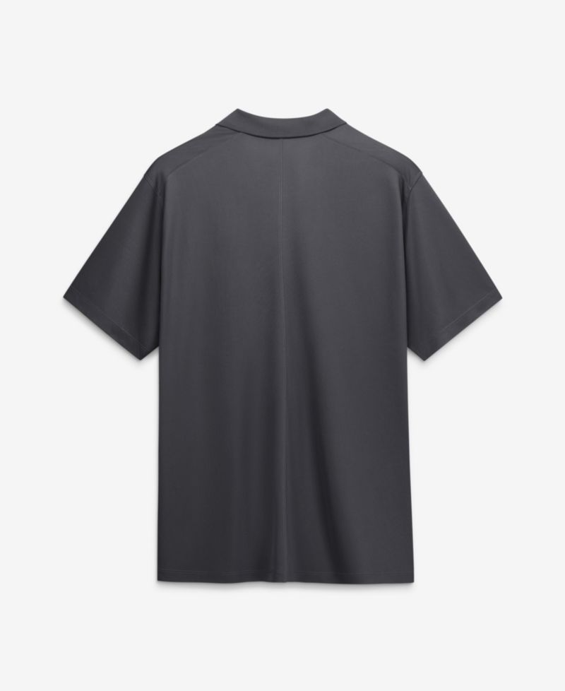Men's Anthracite Fractal Logo Victory Dri-FIT Polo Shirt