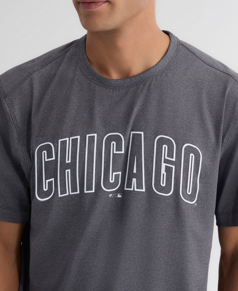 Men's Charcoal Chicago Cubs Clutch Winning Edge T-Shirt