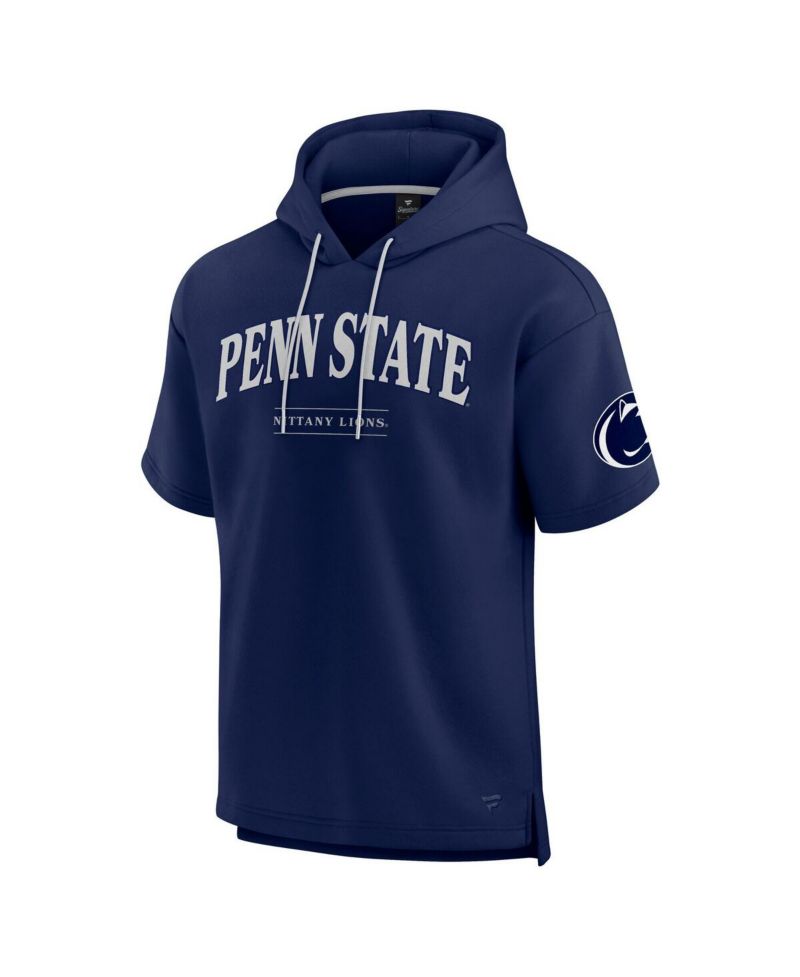Men's Navy Penn State Nittany Lions Ready Short Sleeve Pullover Hoodie