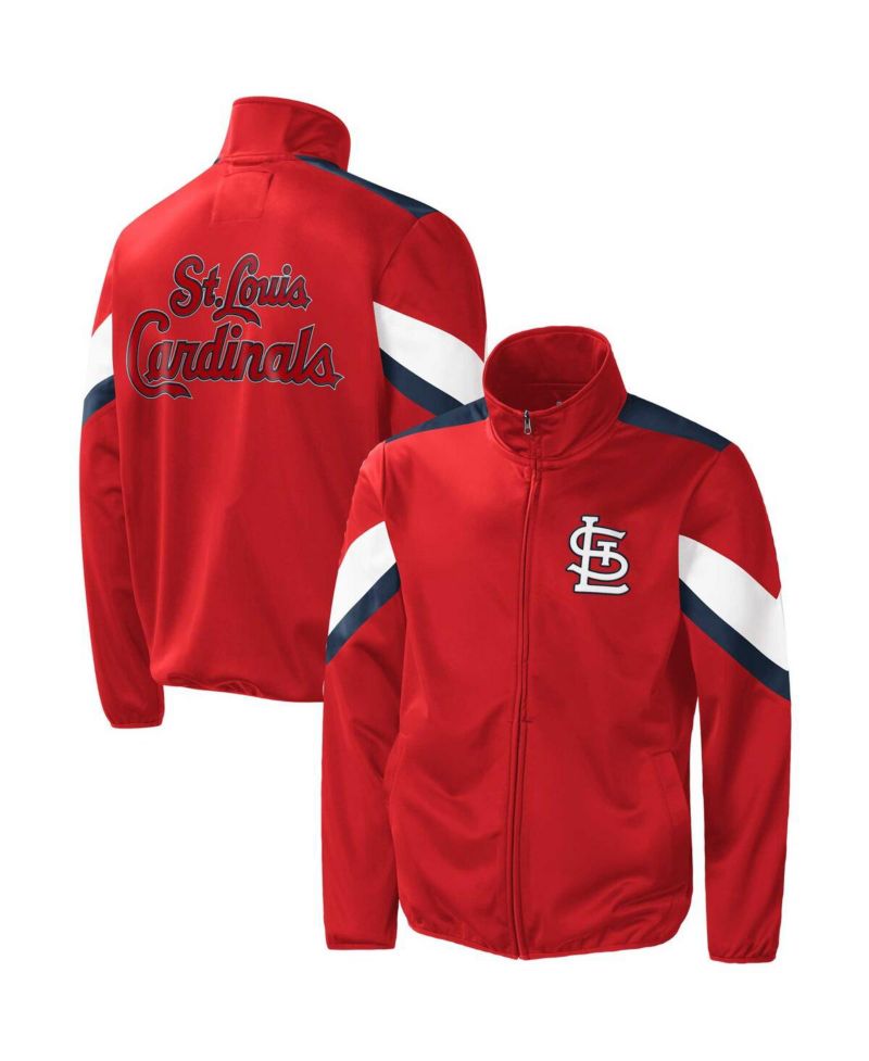 Men's Red St. Louis Cardinals Earned Run Full-Zip Jacket