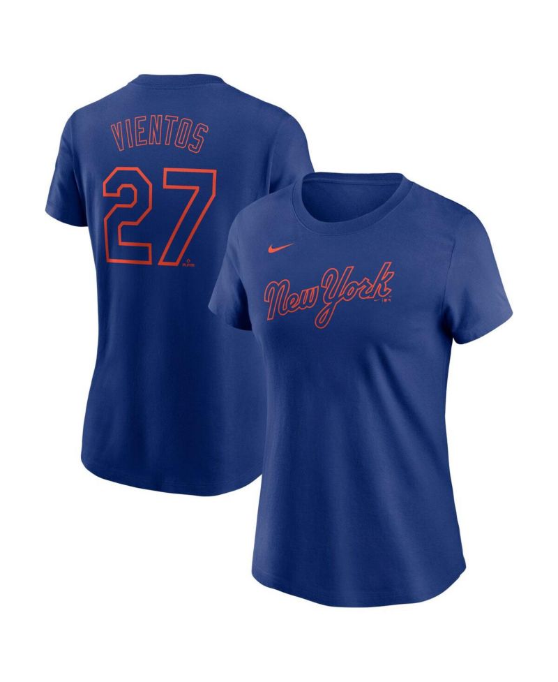 Women's Mark Vientos Royal New York Mets Fuse Name & Number T-Shirt