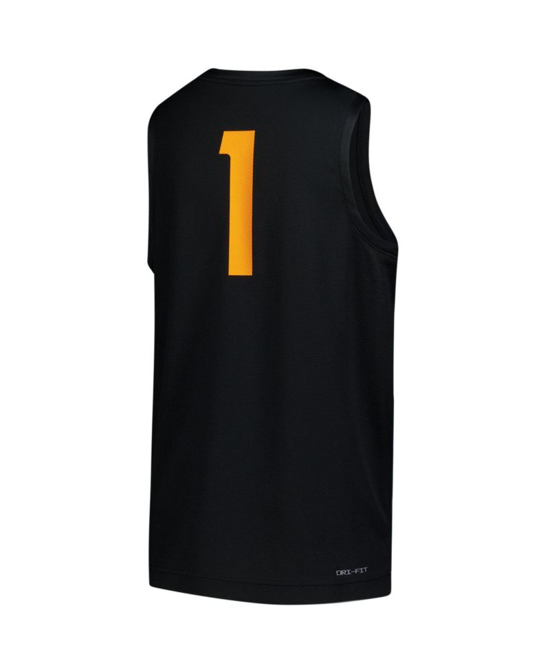 Big Boys and Girls 1 Black Tennessee Volunteers Replica Basketball Jersey