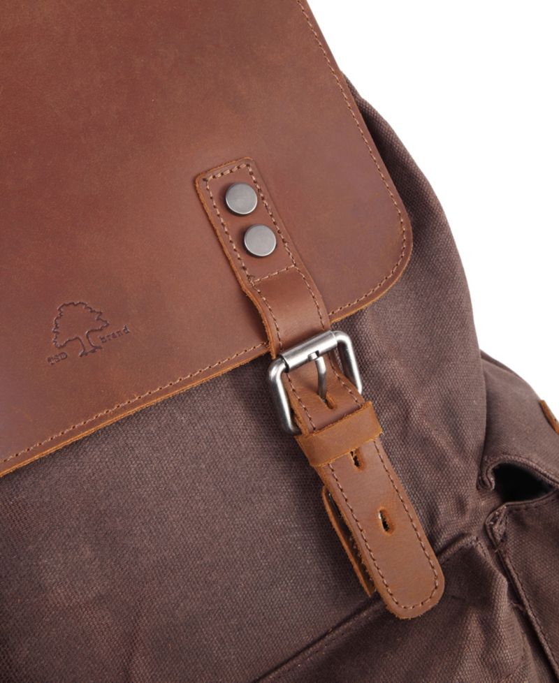 Stone Creek Waxed Canvas Backpack Handbag