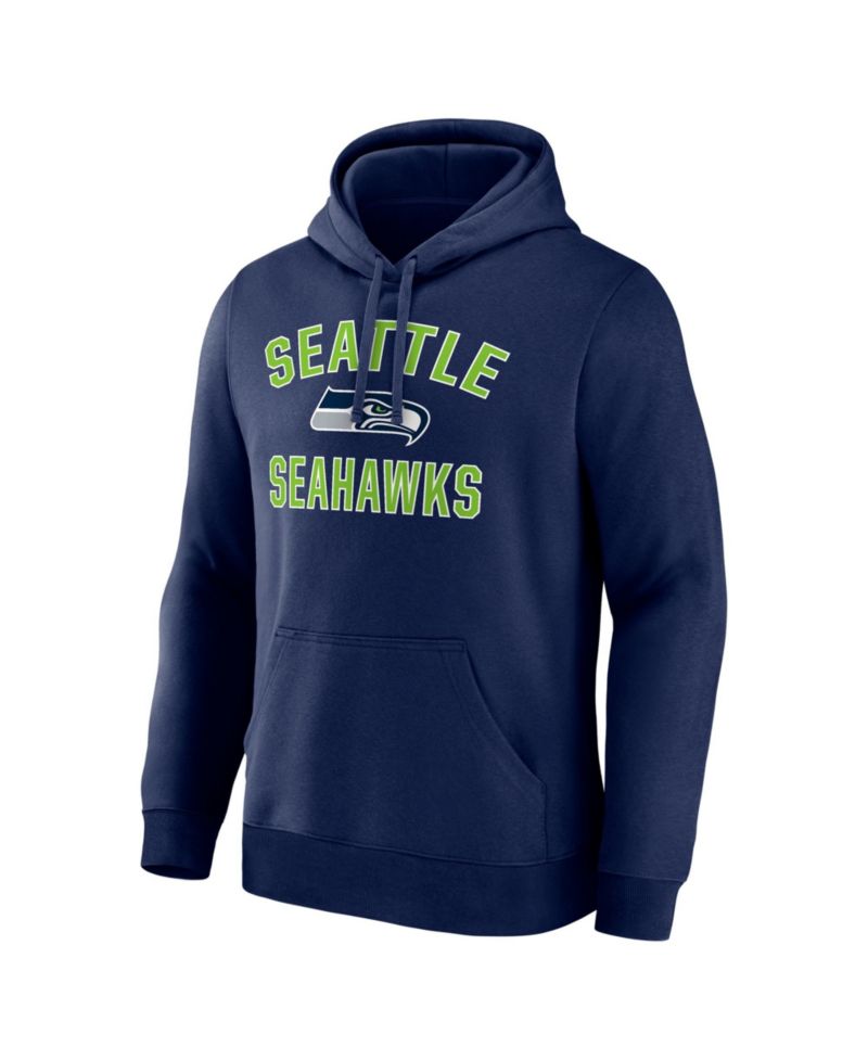 Men's Seattle Seahawks Arch Victory Fleece Kangaroo Pocket Hoodie