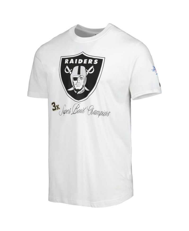 Men's White Las Vegas Raiders Historic Champs T-shirt
