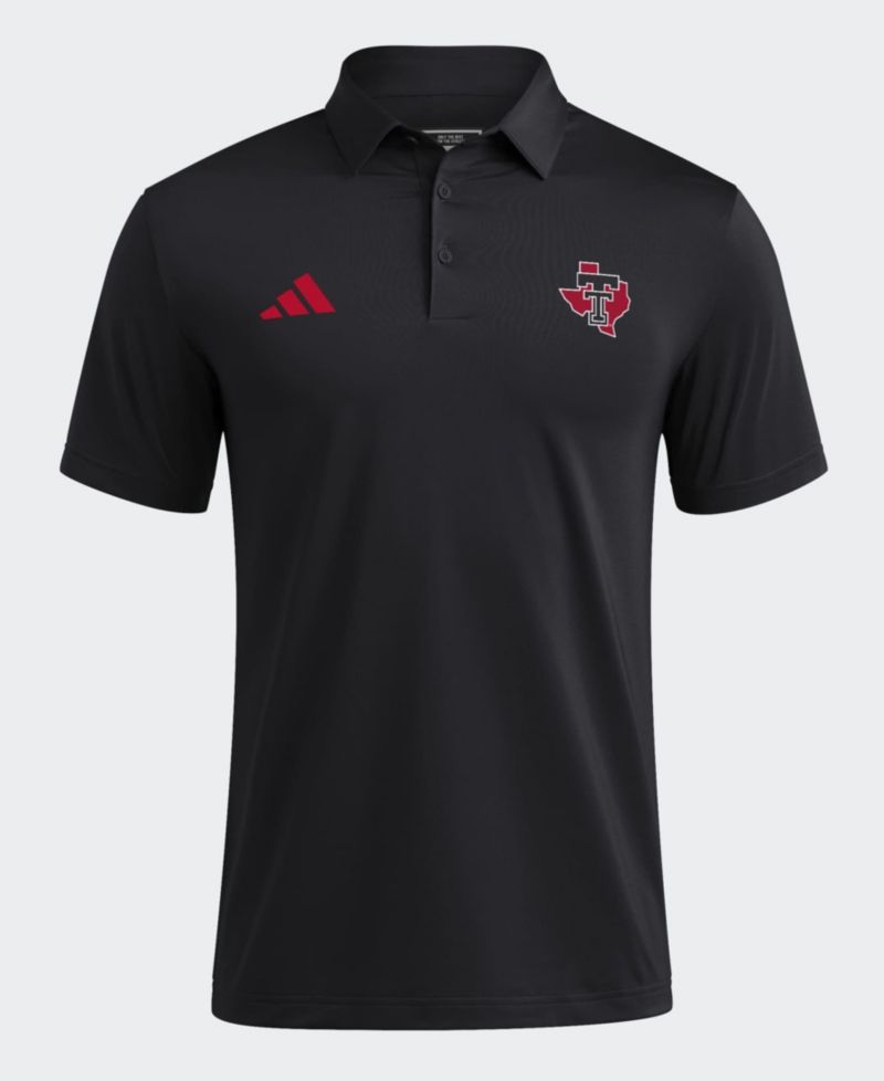 Men's Black Texas Tech Red Raiders Ultimate 365 Solid Polo Shirt