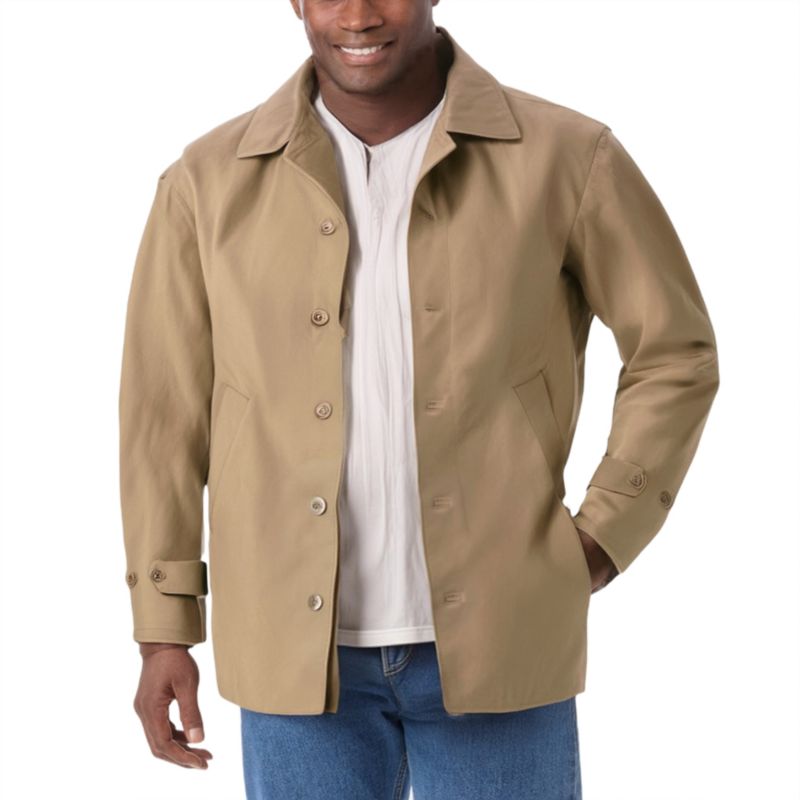 Men's Water-Resistant Trench Coat
