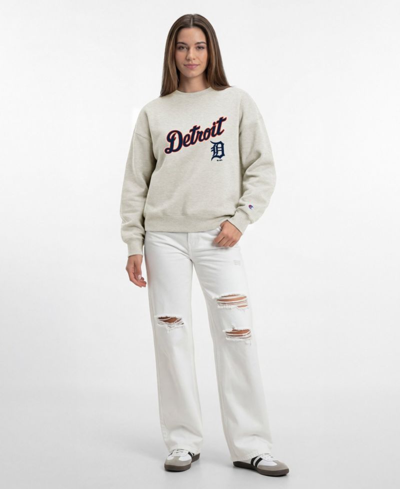 Women's Detroit Tigers All-Star Relaxed-Fit Dropped-Shoulder Sweatshirt