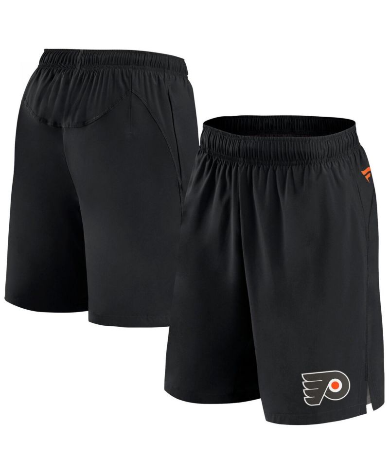 Men's Black Philadelphia Flyers Authentic Pro Tech Shorts