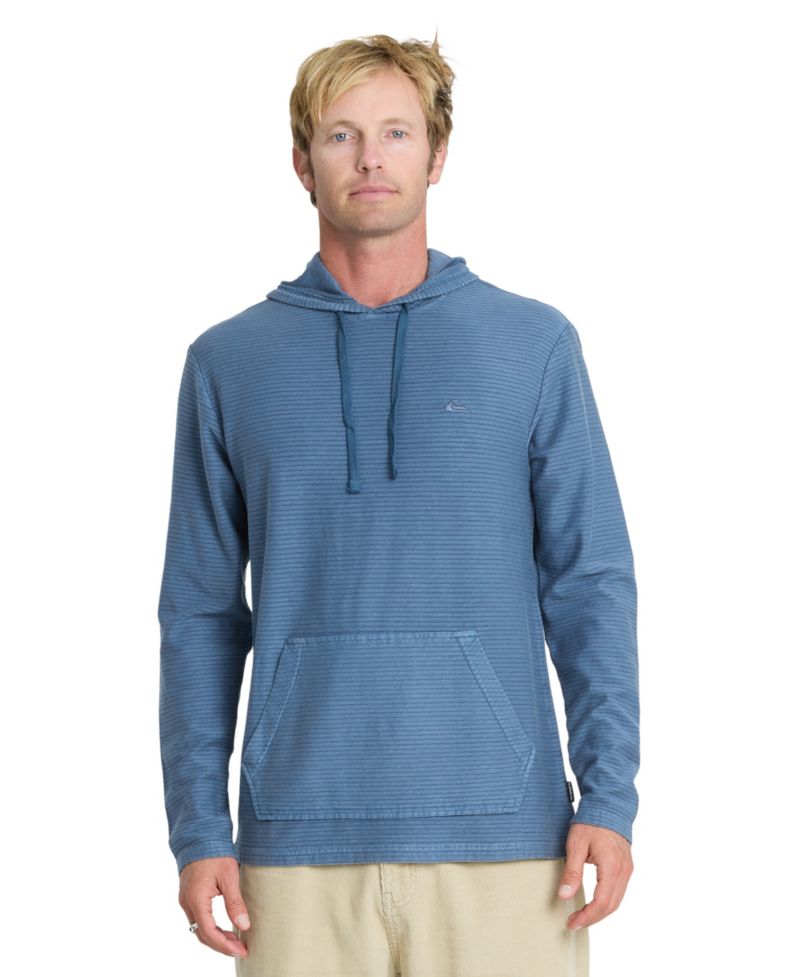 Men's Alamitos Lightweight Textured Knit Hooded Sweatshirt