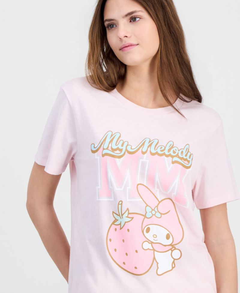 Juniors' My Melody Varsity Crewneck Tee