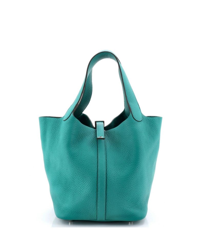 Pre-Owned HERMES Pre-Owned Hermes MM Picotin Lock Bag Clemence