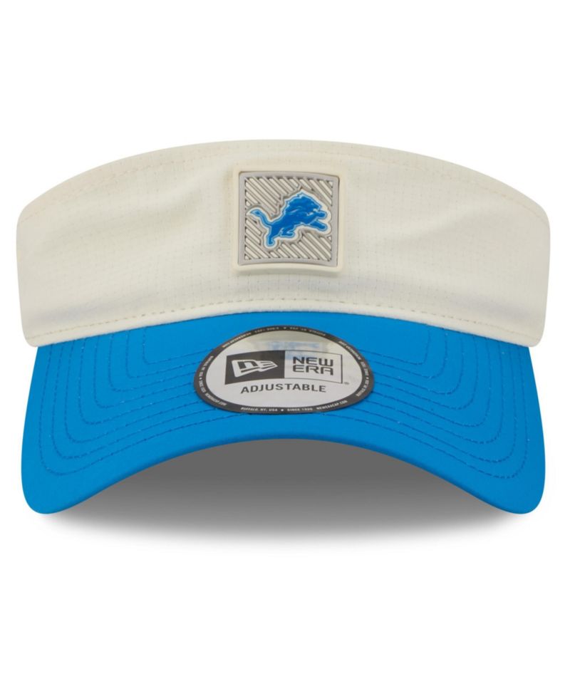 Men's Cream/Blue Detroit Lions 2026 NFL Training Camp Adjustable Visor Hat