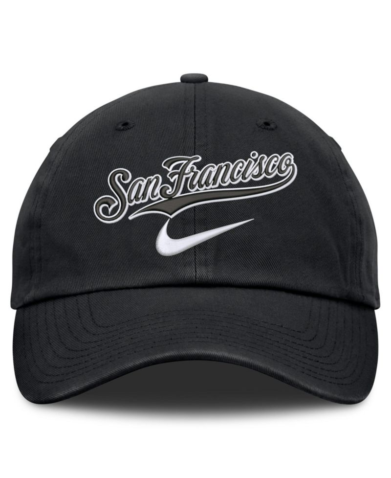 Men's Black San Francisco Giants Primetime Club Adjustable Hat