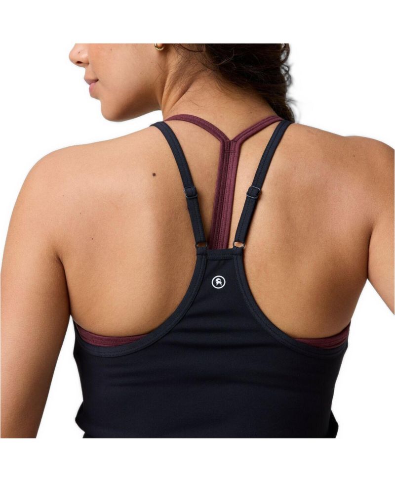 Women's Destination Racerback Form-Fitting Cropped Tank Top