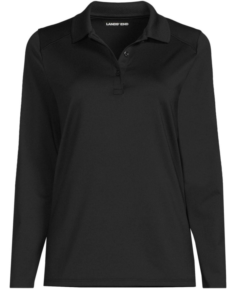 Women's Long Sleeve Feminine Fit Rapid Dry Polo Shirt