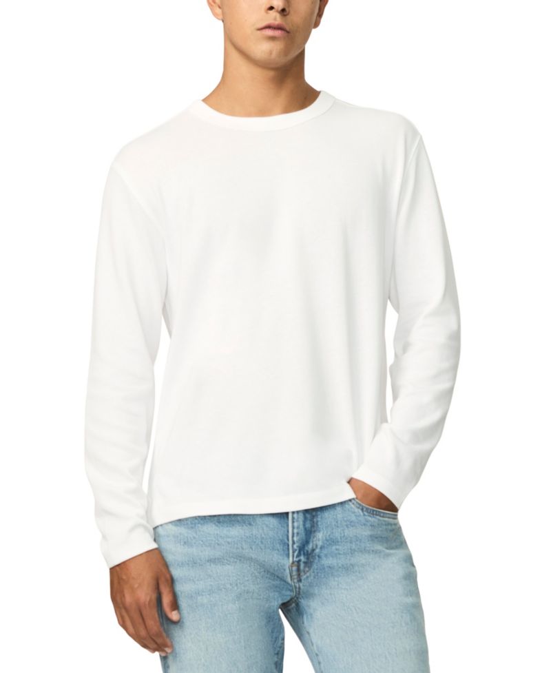 Men's Kitchell Long-Sleeve Crewneck Heavyweight Cotton T-Shirt