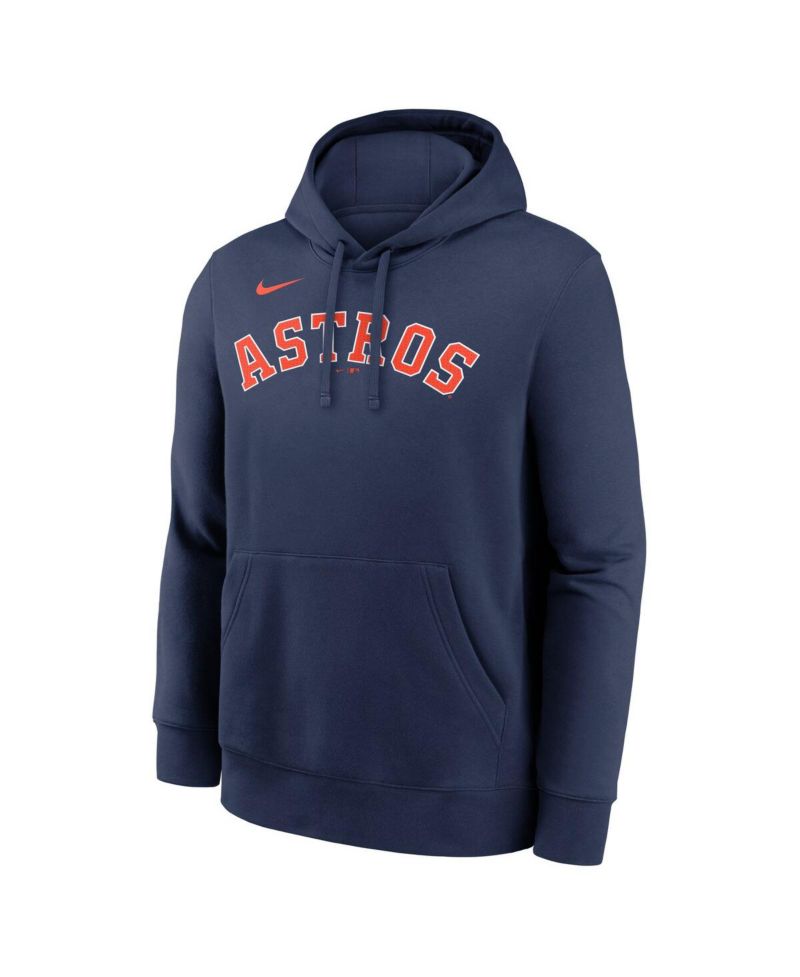 Men's Jeff Bagwell Navy Houston Astros Retired Player Name & Number Club Pullover Hoodie