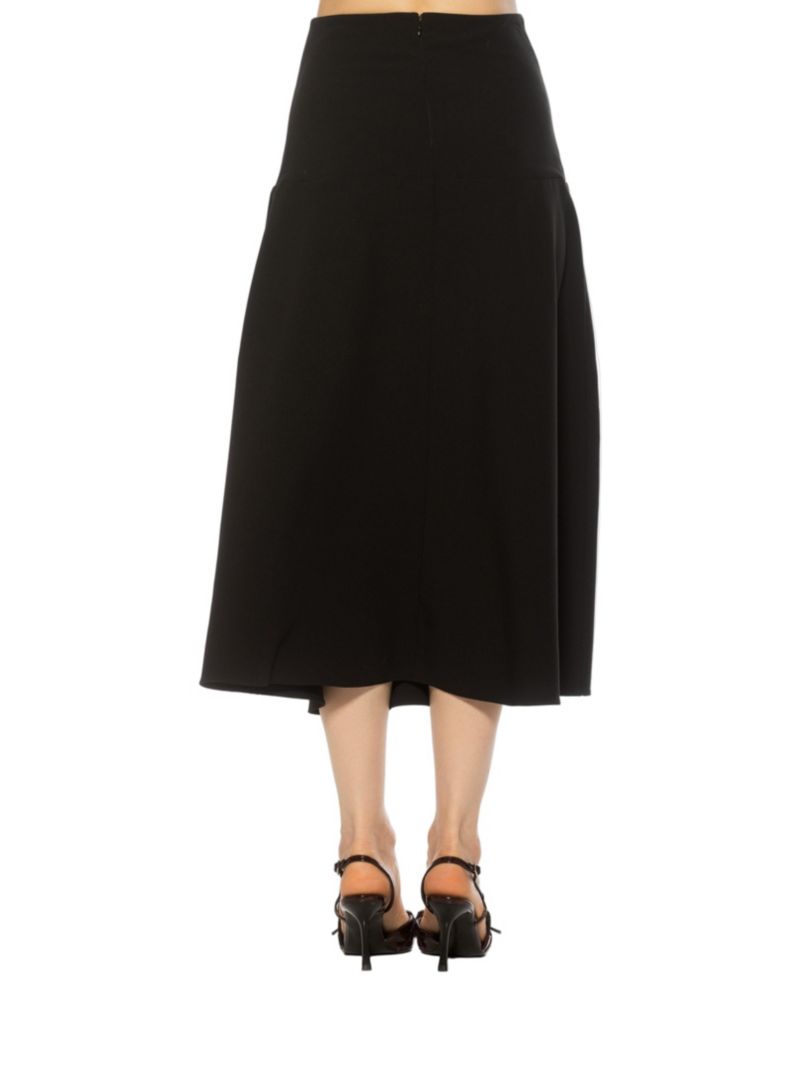 Women's Eres Flared Midi Skirt With Front Detail