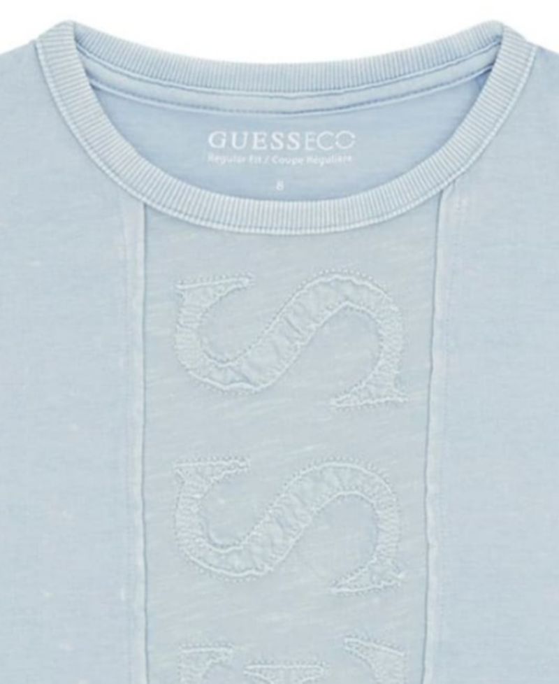 Boys' 7-18 Garment-Dyed Logo T-Shirt