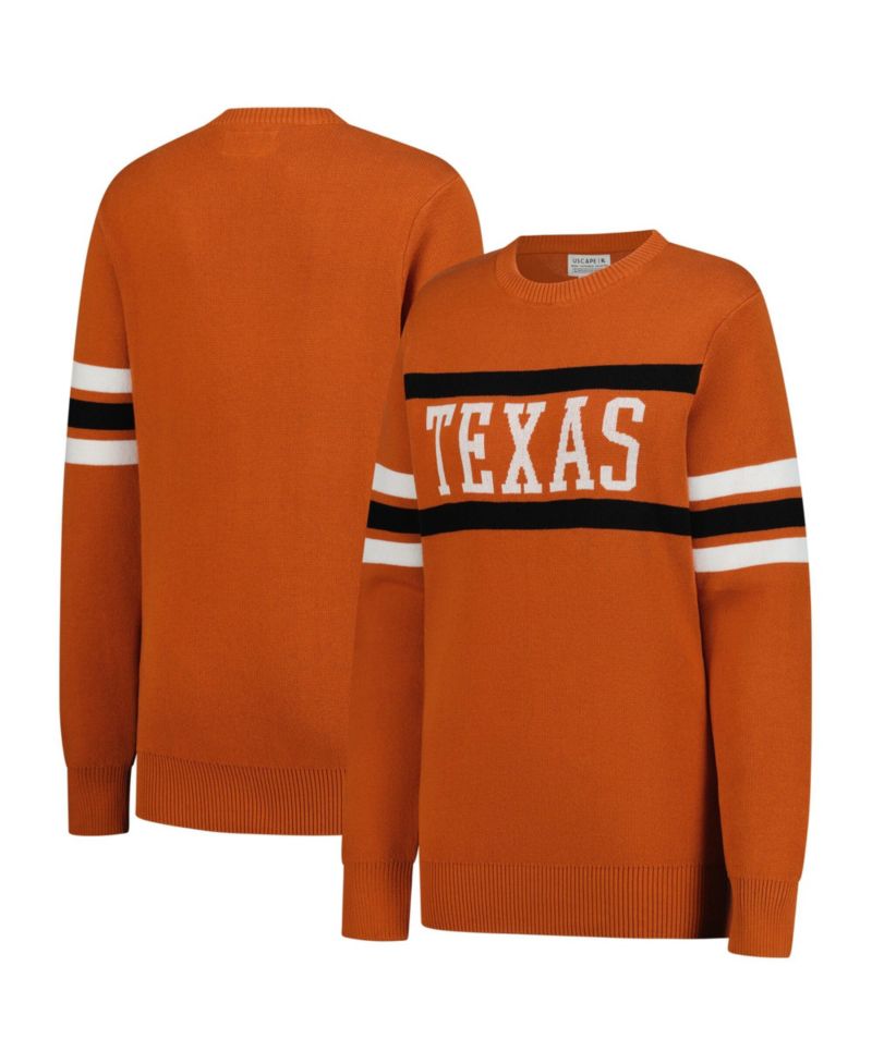 Men's and Women's Texas Orange Texas Longhorns Renew Knit Vintage Sweater