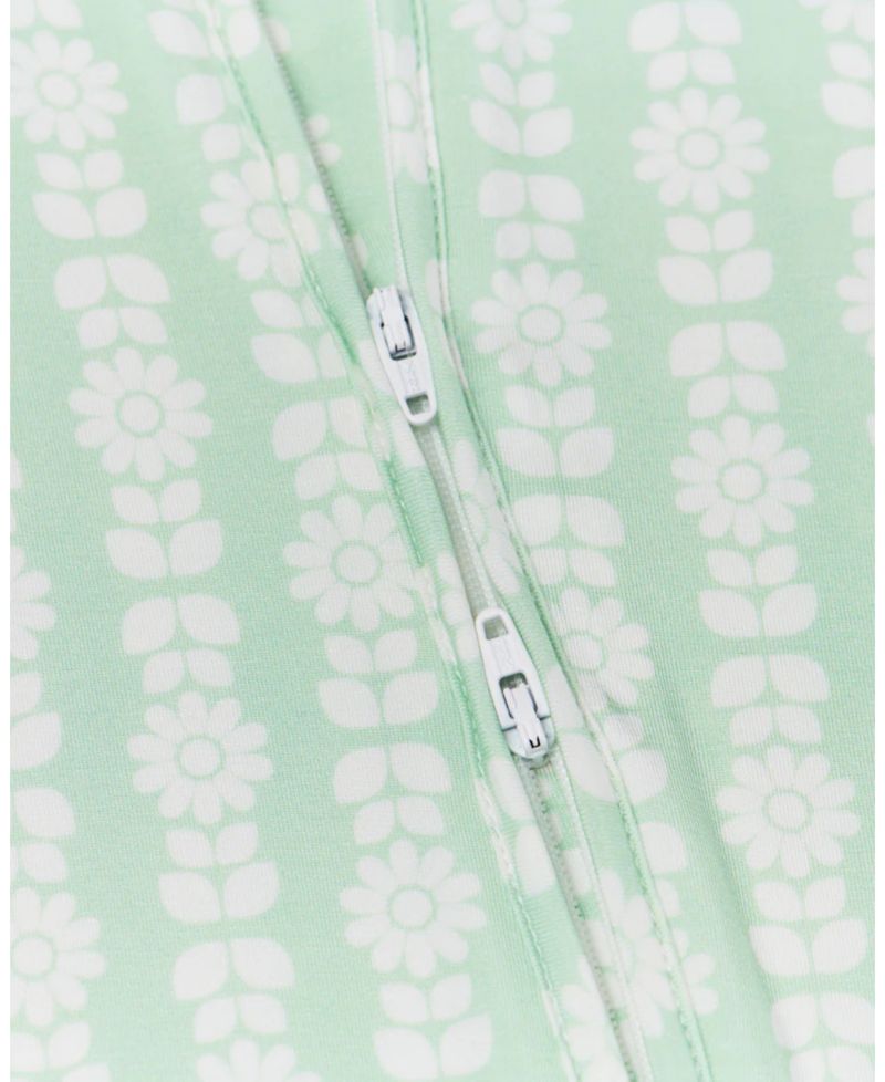 Baby Girls Mint Meadows Bamboo Sleeper