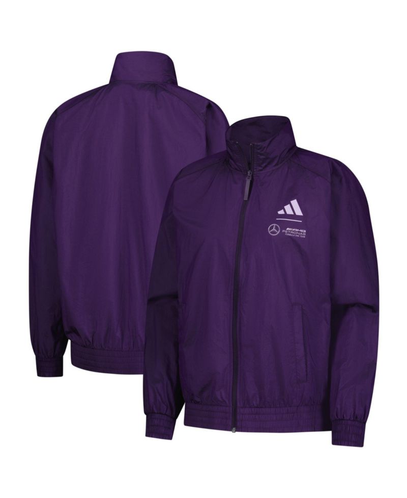 Women's Purple Mercedes-AMG Petronas F1 Team Premium Woven Full-Zip Track Jacket