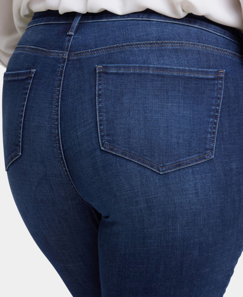 Plus Size Sheri Slim Ankle Roll Cuff Jeans