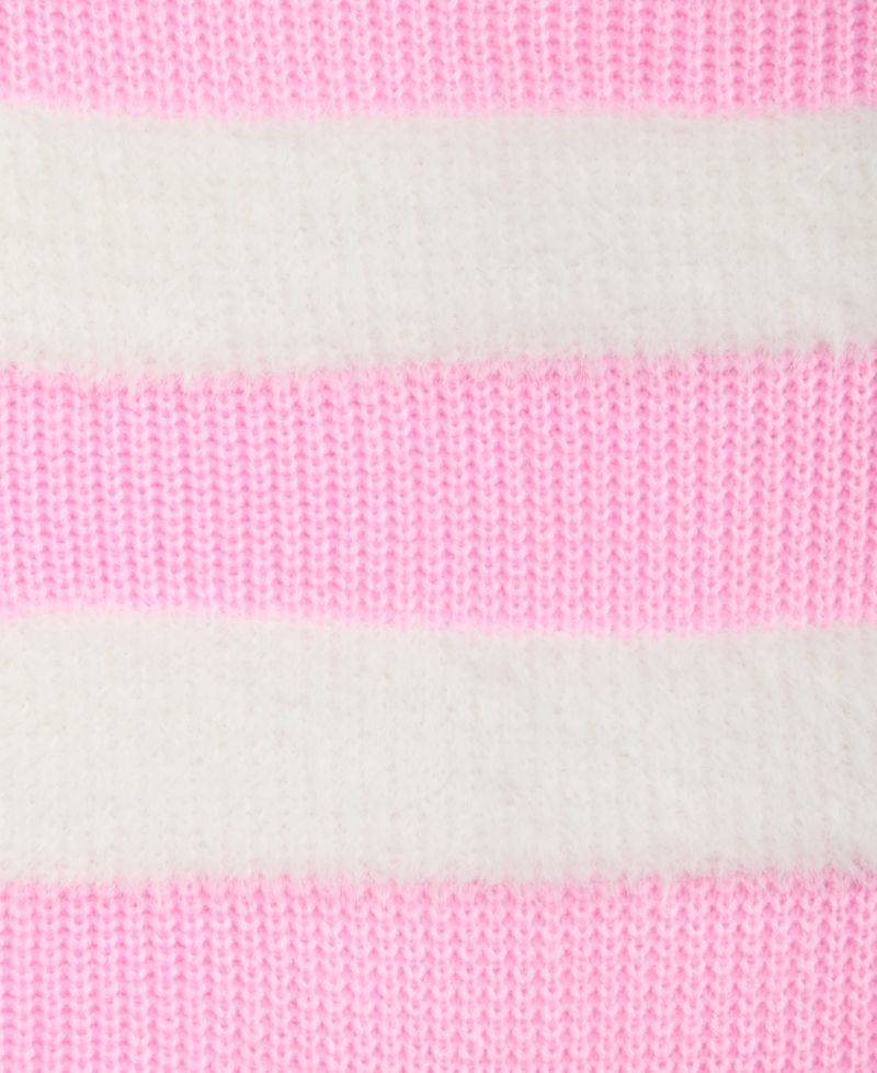 Girls' XS-XL Crewneck Stripe Sweater